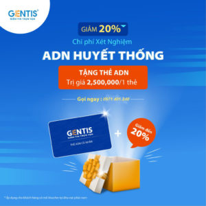 chương trình khuyến mãi cho xét nghiệm adn